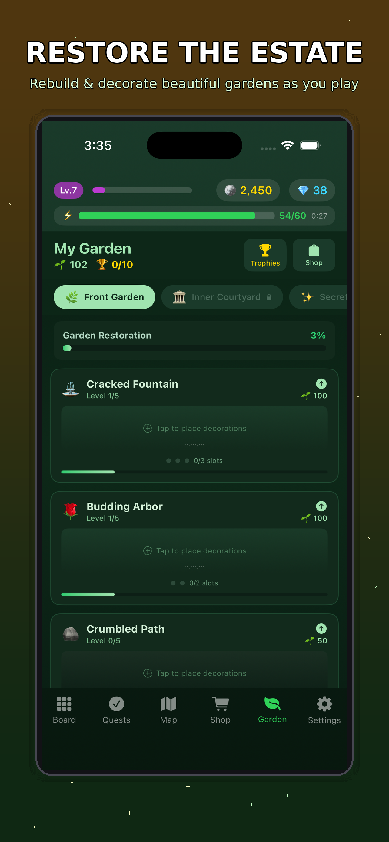 Garden restoration